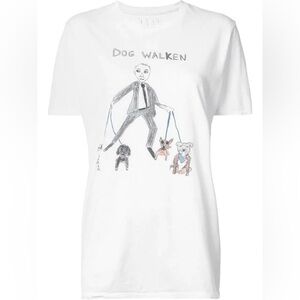 Unfortunate Portrait • Dog Walken Graphic White Tee Unisex M